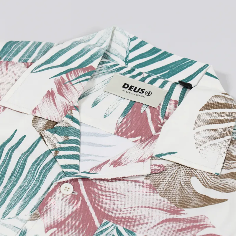 Deus Ex Machina Dean Noosa Shirt Cream Multi-1