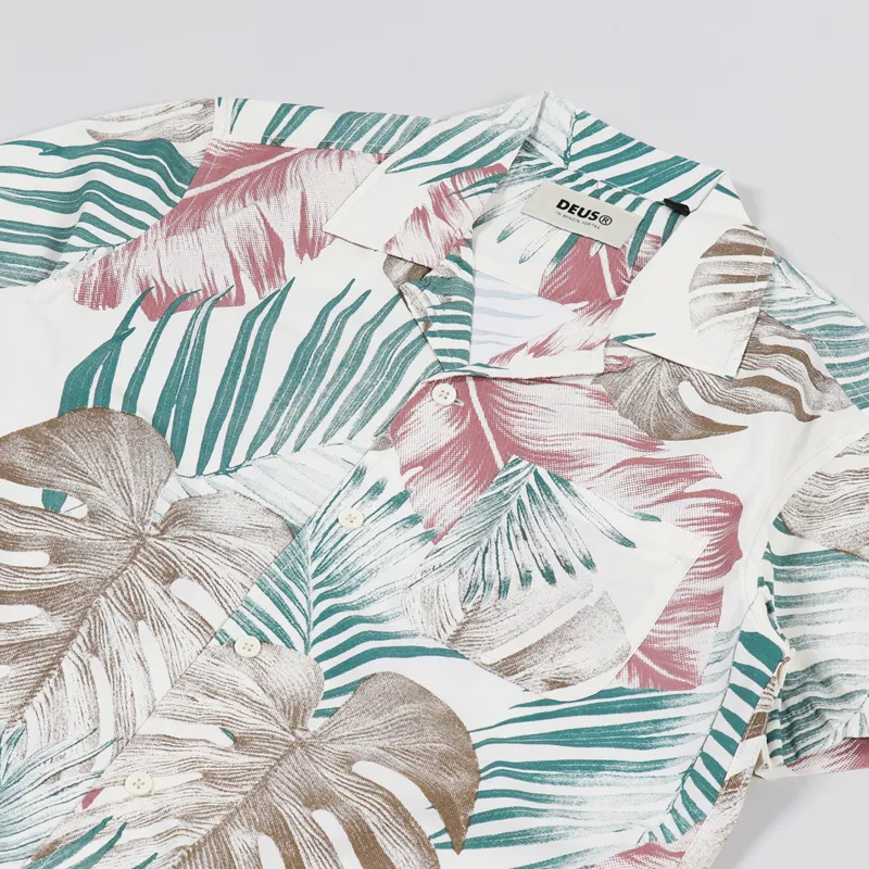 Deus Ex Machina Dean Noosa Shirt Cream Multi-2