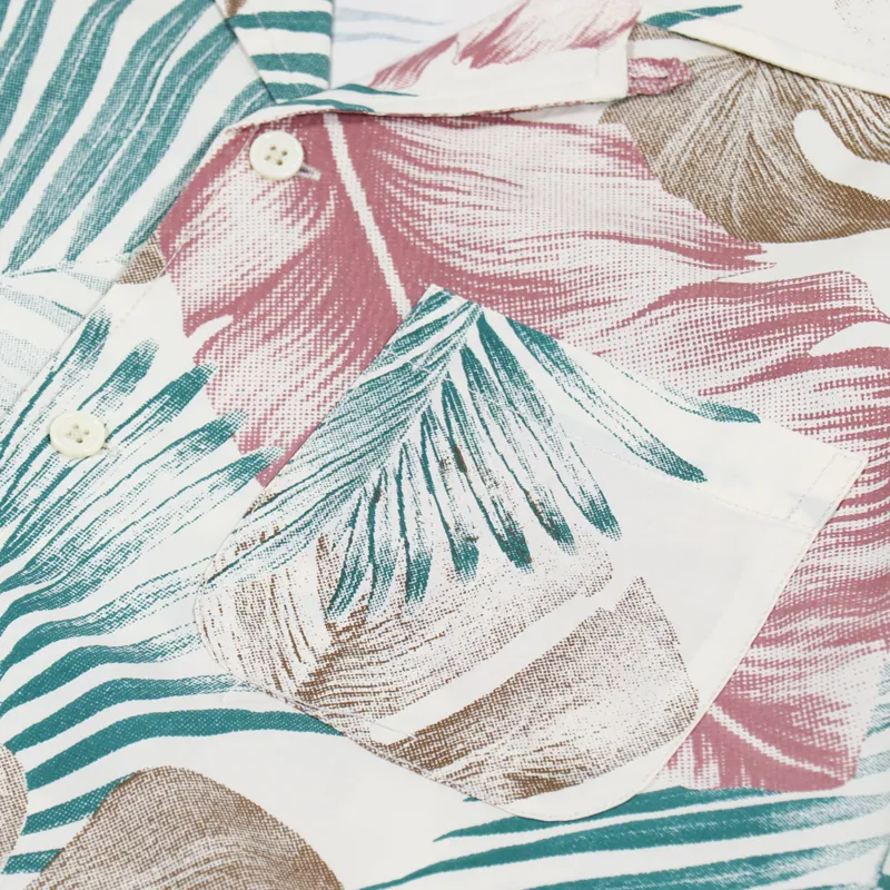 Deus Ex Machina Dean Noosa Shirt Cream Multi-3