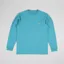 Carhartt WIP Long Sleeve Chase T Shirt Frosted Turquoise Gold