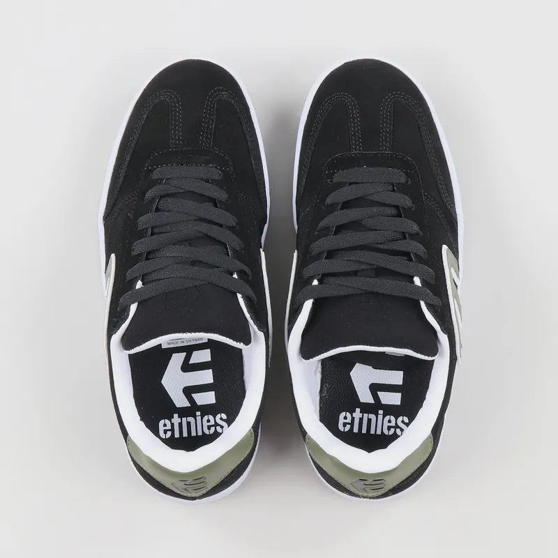 Etnies Locut Shoes Black Green White-6