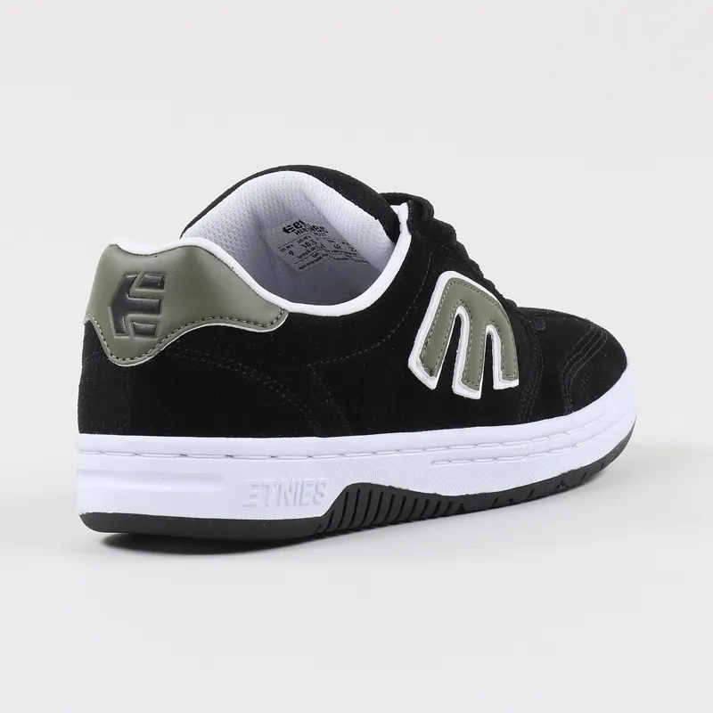 Etnies Locut Shoes Black Green White-5
