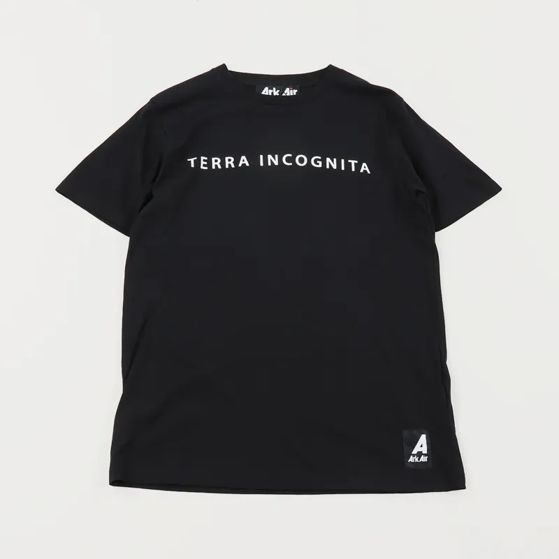 Ark Air Logo Printed T Shirt Black-1
