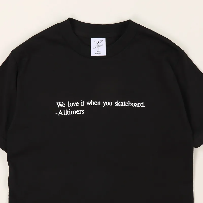 Alltimers Love It T Shirt Black-1