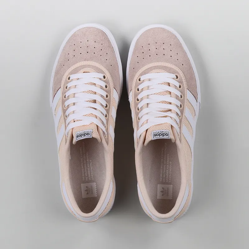 Adidas Skateboarding Lucas Premiere Shoes Pink White Black-7