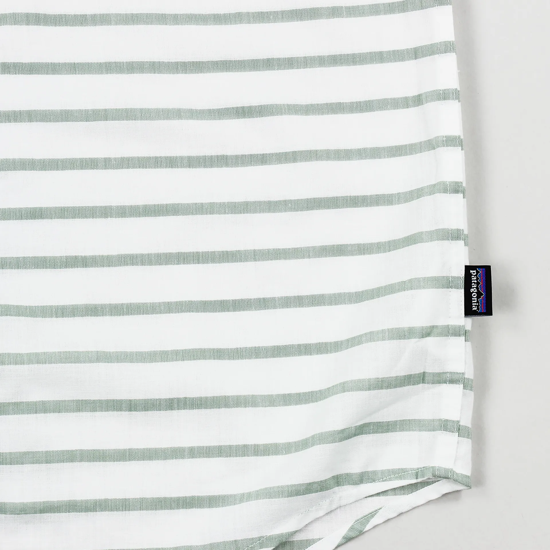 Patagonia Lightweight Bluffside Shirt Terrain Stripe Celadon