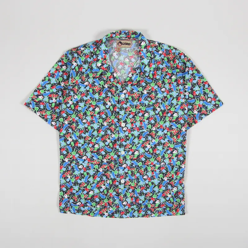 Nigel Cabourn Frankies Shirt Navy Print