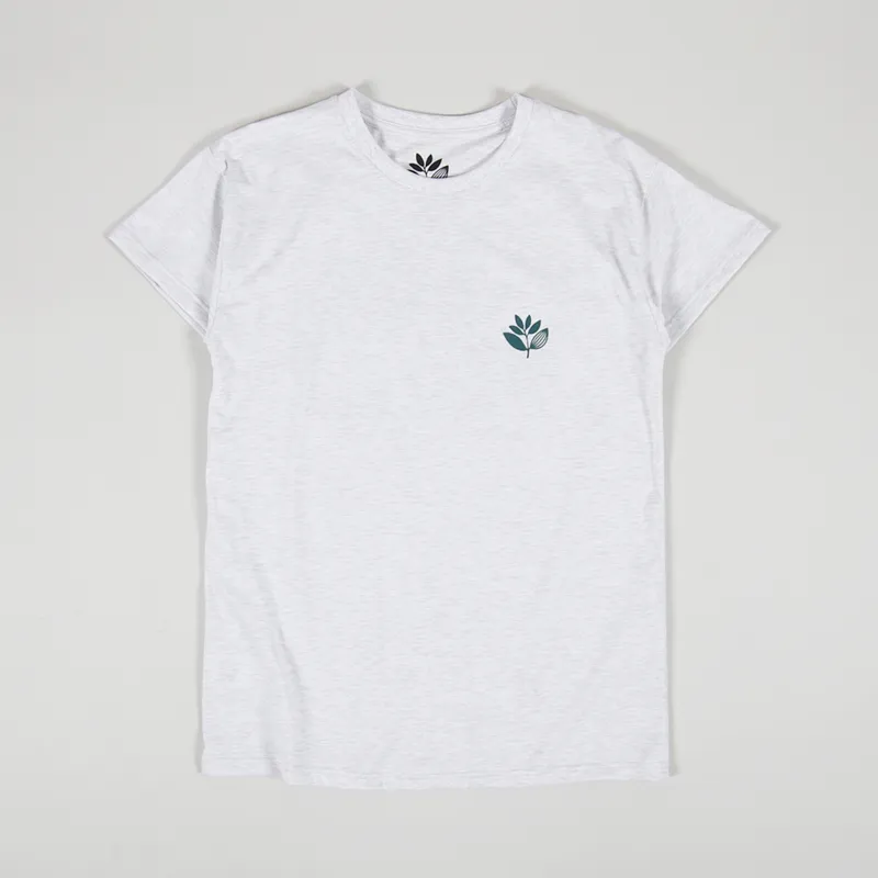 Magenta Classic Plant T Shirt Ash Teal-1