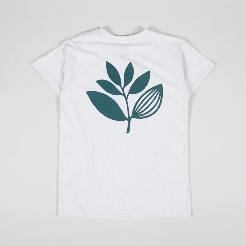 Magenta Classic Plant T Shirt Ash Teal
