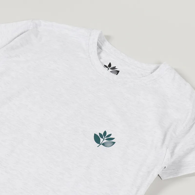 Magenta Classic Plant T Shirt Ash Teal-3