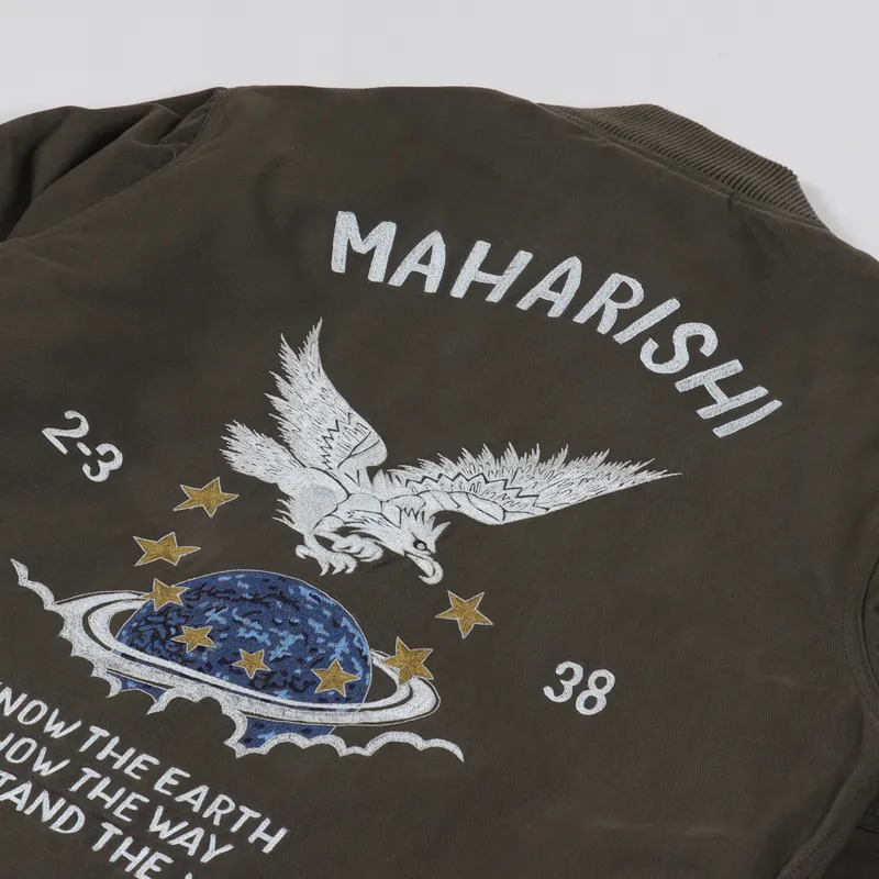Maharishi Drone Eagle Tour Jacket Military Olive-4
