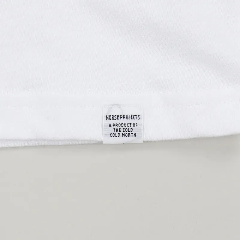 Norse Projects Niels Coordinates Logo T Shirt White-1