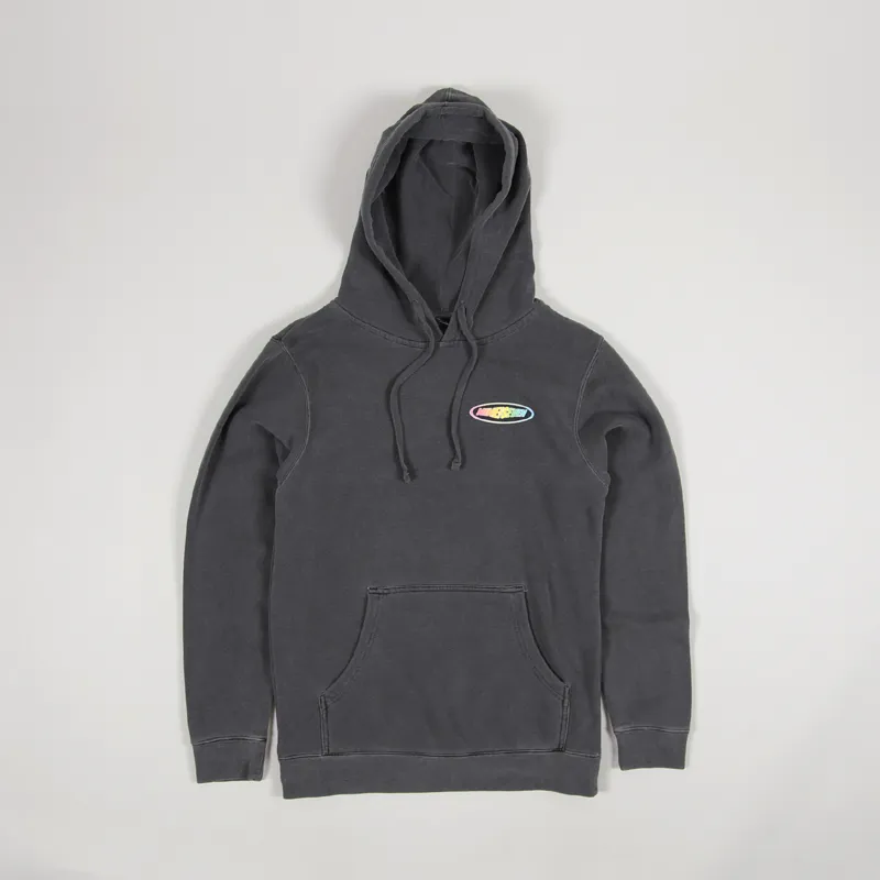 Call Me 917 Racer Pullover Hoodie Washed Black-1