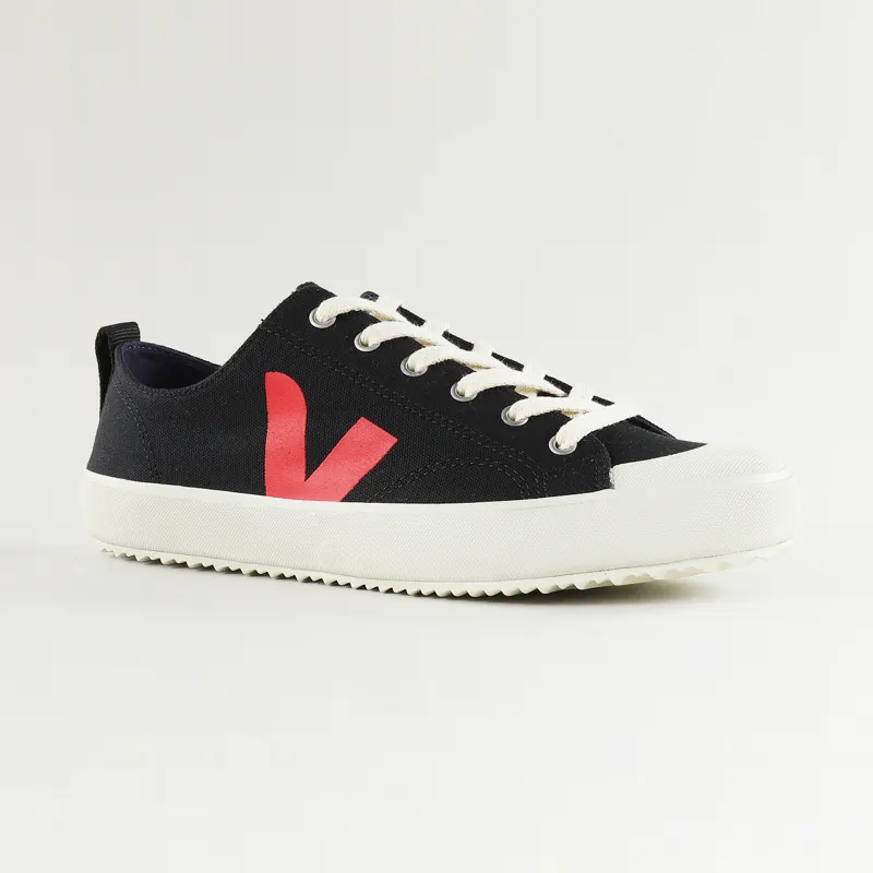 Veja Nova Canvas Shoes Black Pekin-5