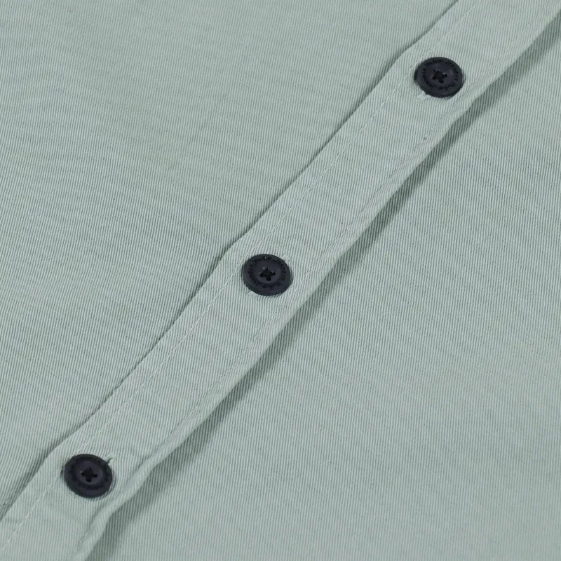 Nudie Jeans Henry Pigment Dyed Shirt Pale Green-4