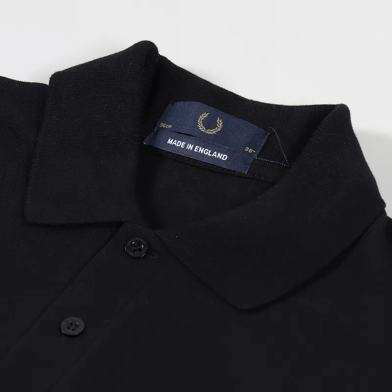 Fred Perry Reissues Made In England M3 Polo Shirt Black