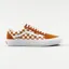 Vans Old Skool Pro Shoes Checkerboard Golden Oak