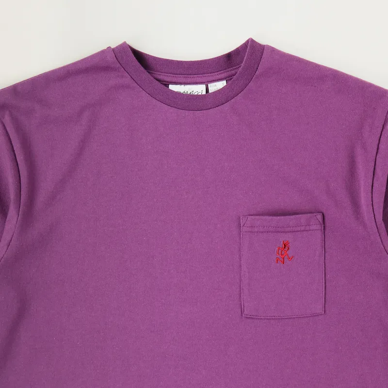 Gramicci One Point T Shirt Deep Purple-1