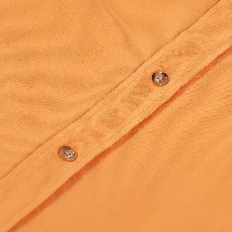 Fred Perry Overdyed Shirt Flame Orange-3