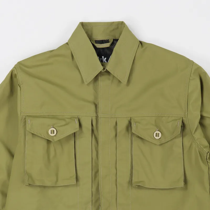 Ark Air Pocket Overshirt Stone-1