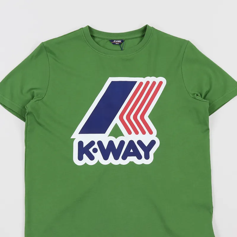 Tシャツ Pete Macro Logo ☆ K-WAY K-Way Mens Pete Macro Logo Graphic Short Sleeve T Shirt