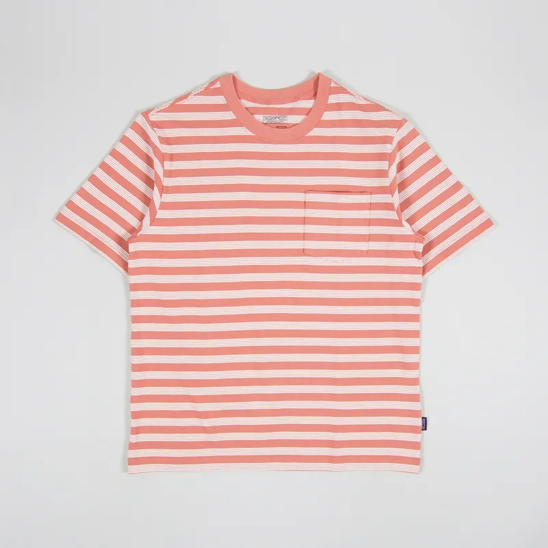 Patagonia striped hot sale t shirt