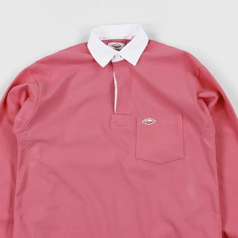 Battenwear Pocket Rugby Shirt Pink-1