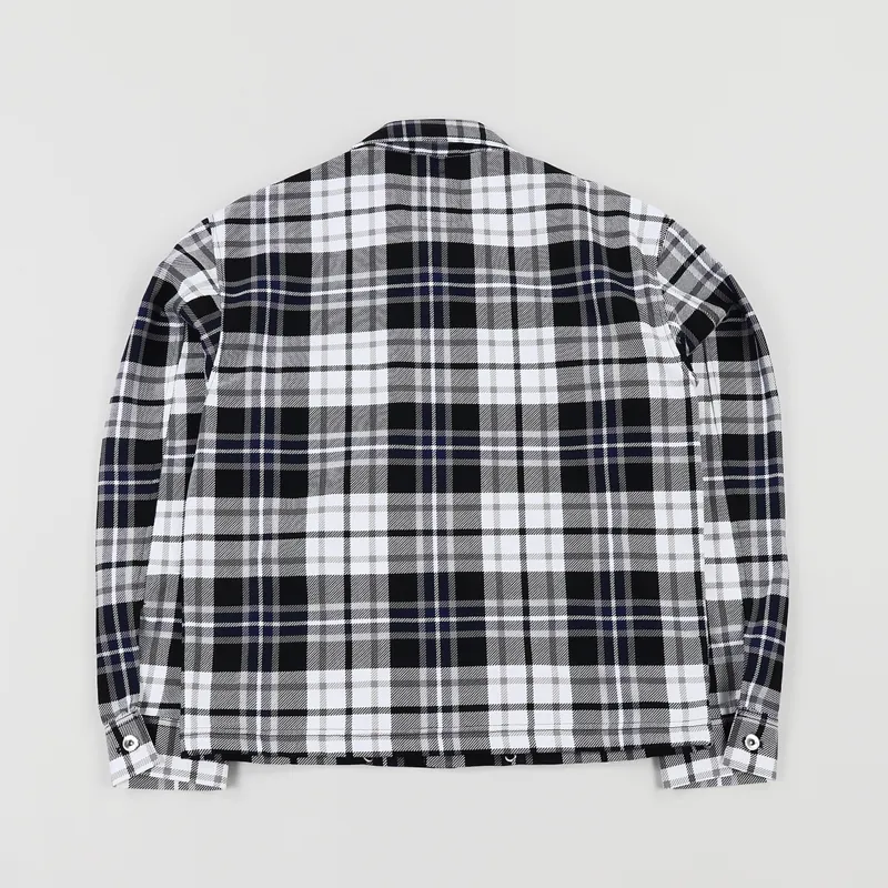 Polar Skate Co. Plaid Work Jacket Grey-3