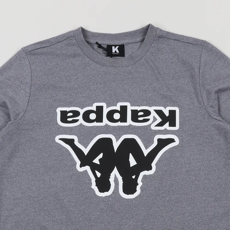 Kappa Kontroll Play-Off T Shirt Grey Medium Melange-1