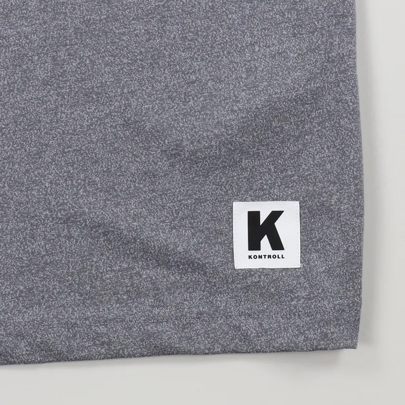 Kappa Kontroll Play-Off T Shirt Grey Medium Melange-2