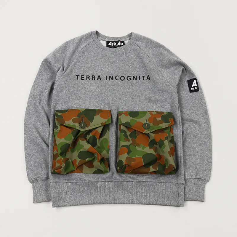 Ark Air Pocket Sweatshirt Marl Grey