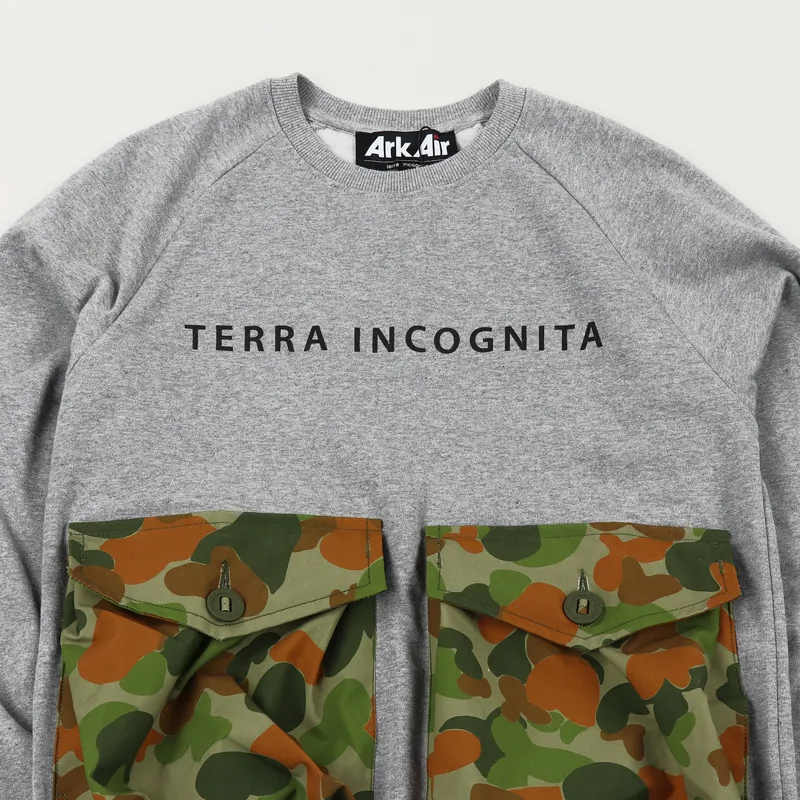Ark Air Pocket Sweatshirt Marl Grey-1