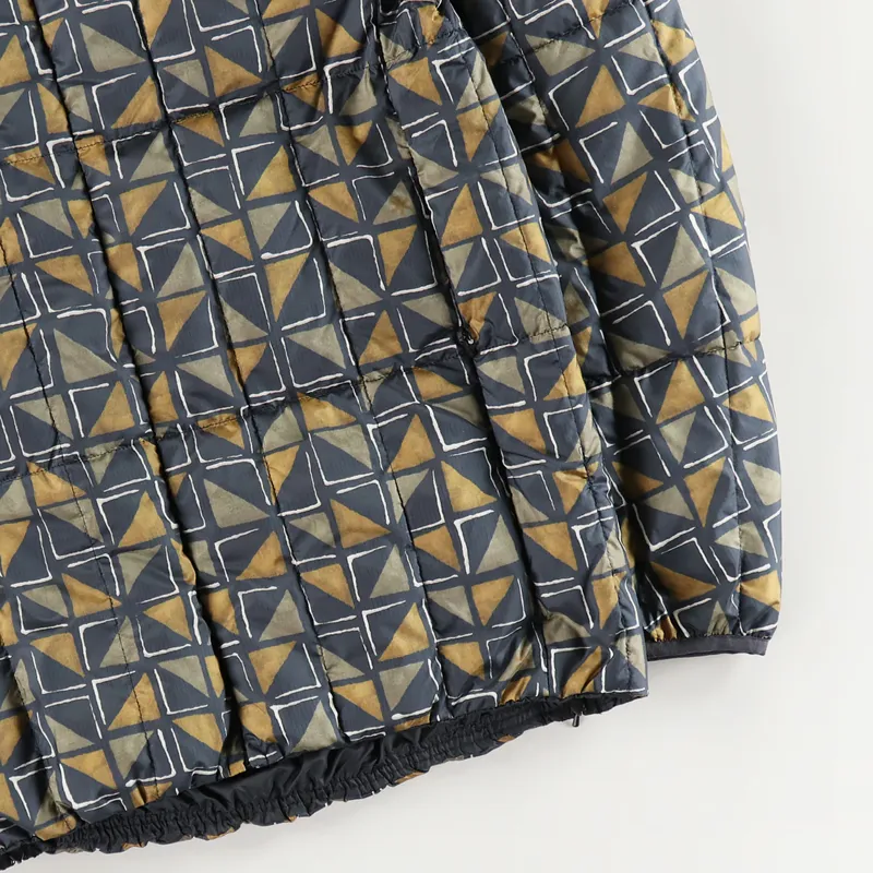 Snow Peak Printed Recycled Middle Down Jacket Khaki-4