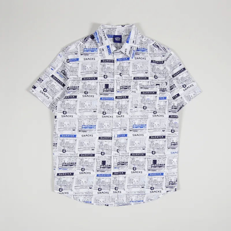 Quartersnacks Vendor Button Up Shirt White
