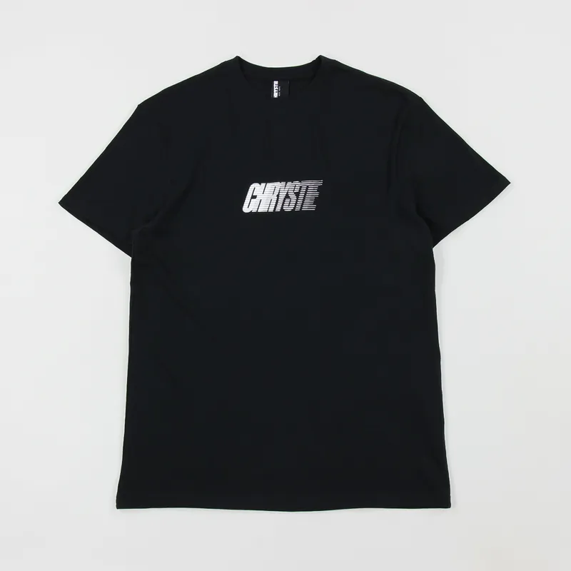 Chrystie NYC Race Logo T Shirt Black
