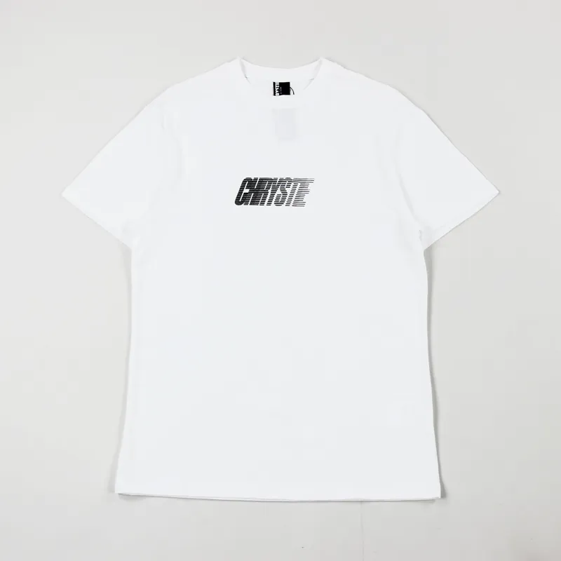 Chrystie NYC Race Logo T Shirt White
