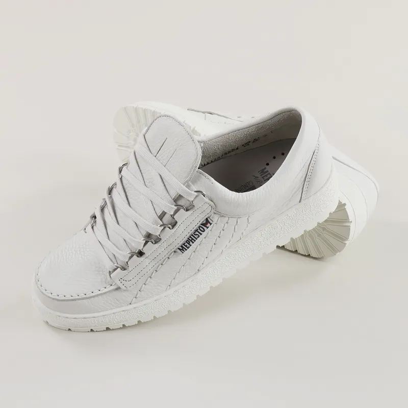 Mephisto Rainbow Oregon Shoes White-1