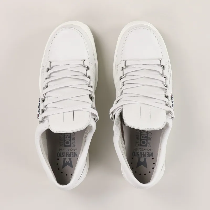 Mephisto Rainbow Oregon Shoes White-3