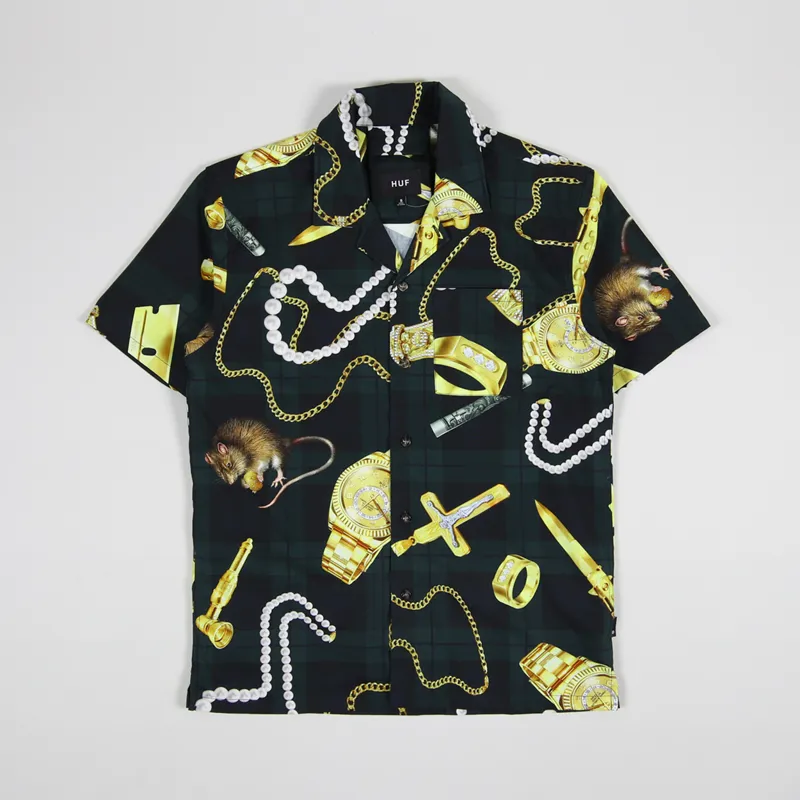 Huf Tenderloin Woven Shirt Black