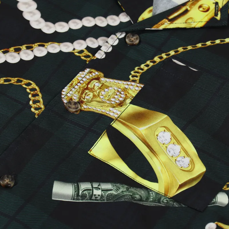 Huf Tenderloin Woven Shirt Black-7