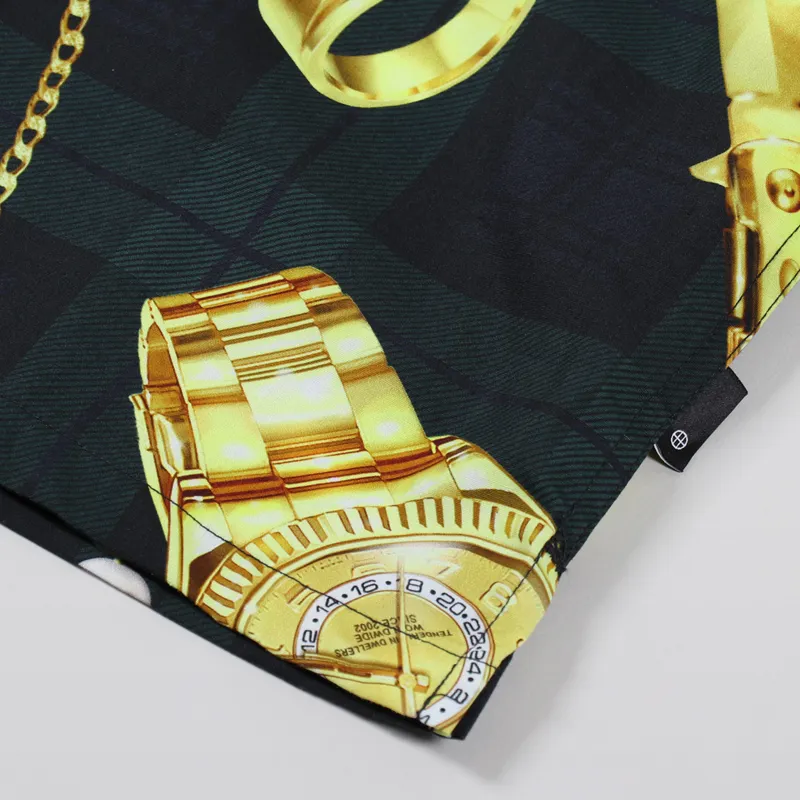 Huf Tenderloin Woven Shirt Black-2