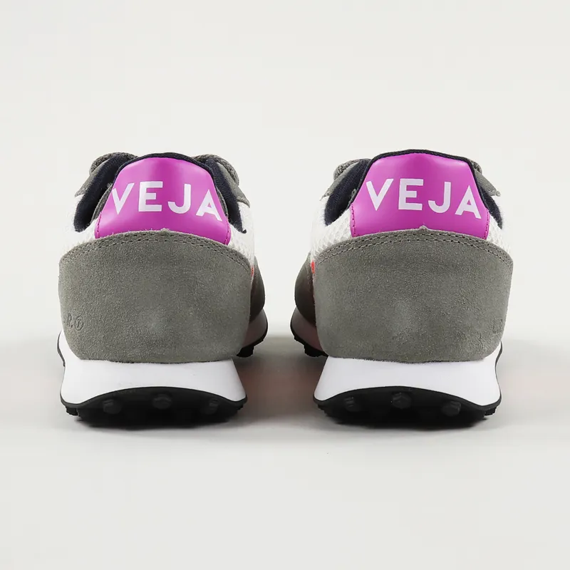 Veja Womens Rio Branco Hexamesh Shoes Gravel Orange Fluo Ultraviolet-6