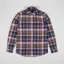 Fred Perry Tartan Shirt Navy