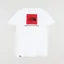 The North Face Red Box T Shirt White