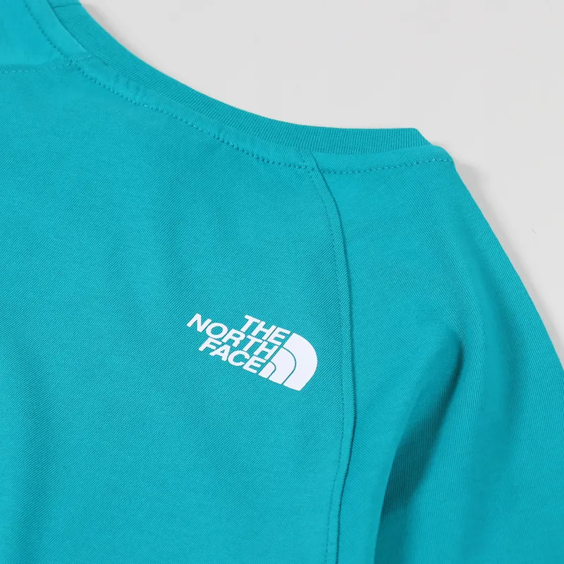 The North Face Raglan Red Box T Shirt Jaiden Green-2