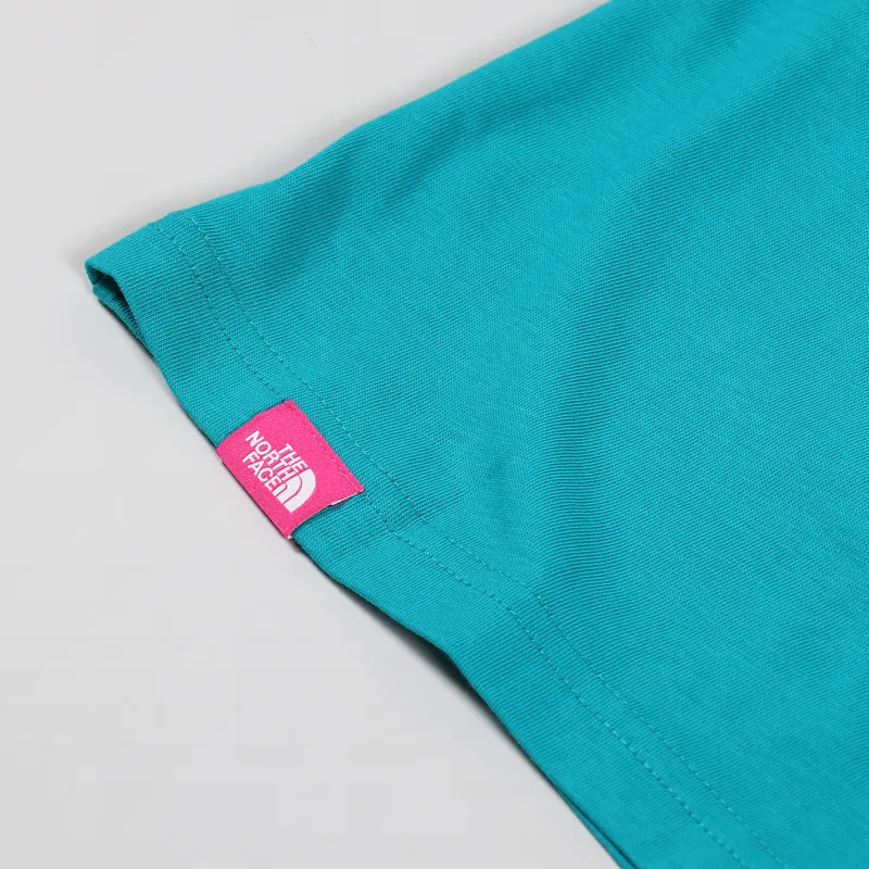 The North Face Raglan Red Box T Shirt Jaiden Green-4