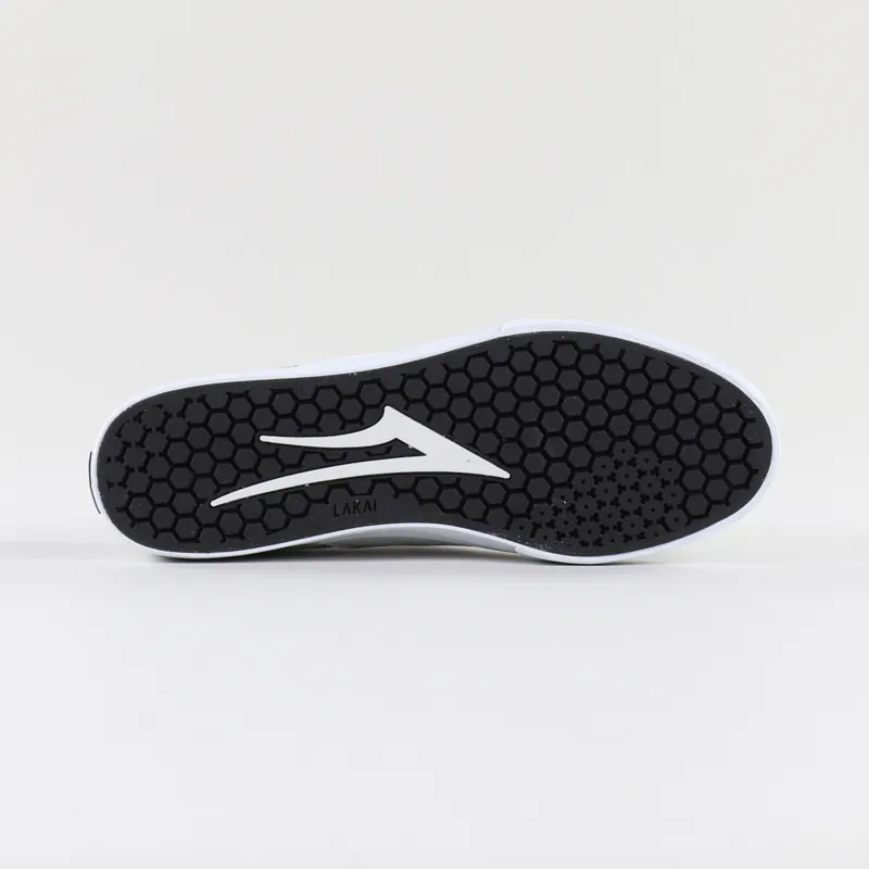 Lakai Riley Hawk Motorhead Shoes Skateboarding White Black Suede