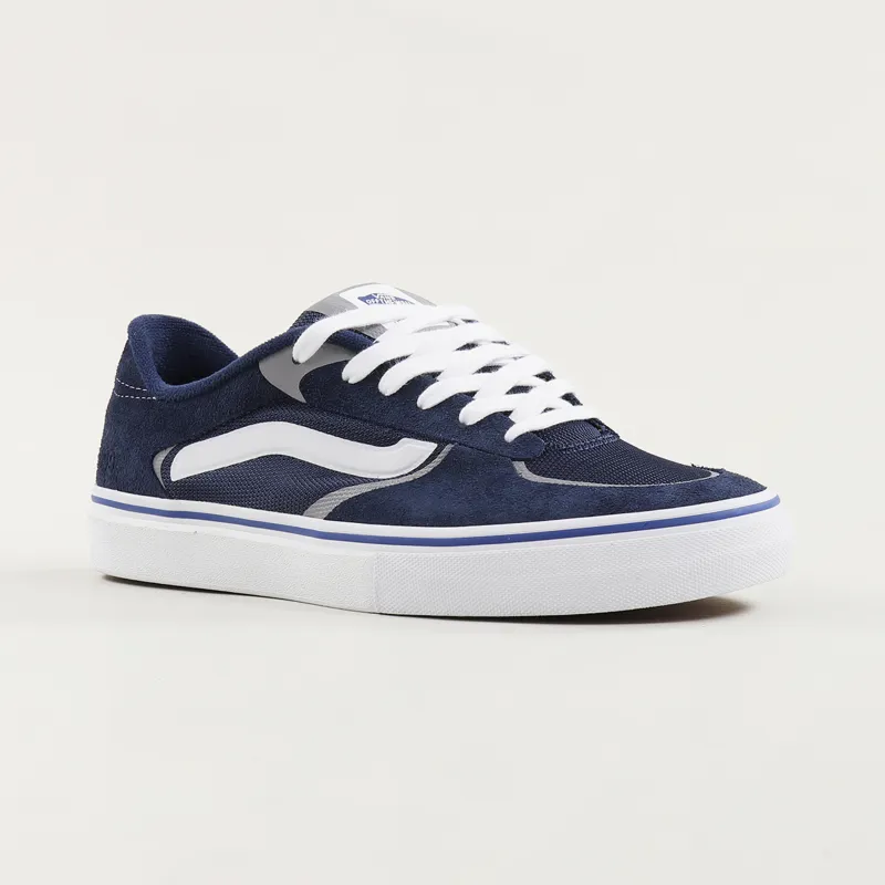 Vans Rowley Rapidweld Shoes Navy White-7