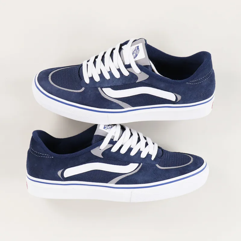 Vans Rowley Rapidweld Shoes Navy White-1