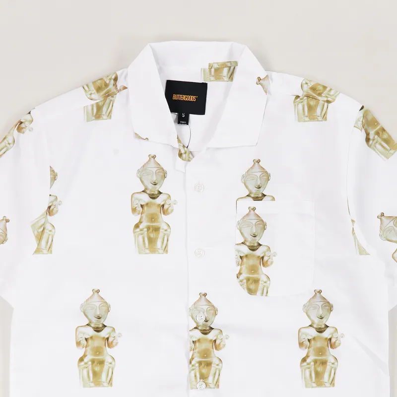 white and gold shirt mens
